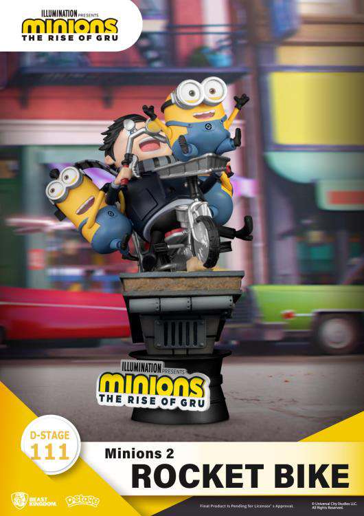 D-STAGE MINIONS 2 ROCKET BIKE
