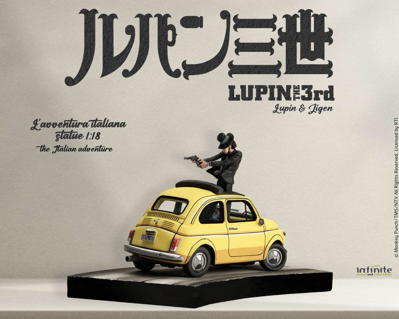 LUPIN 3RD L'AVVENT ITA 1/18 ST LUP E JIG