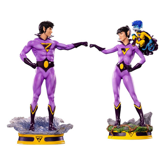 Dc Comics Art Scale Statuas 1/10 Wonder Twins 20 - 21 Cm Iron Studios