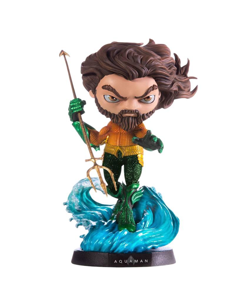 DC Comics MiniCo Deluxe Statua Pvc Aquaman 19 Cm Iron Studio