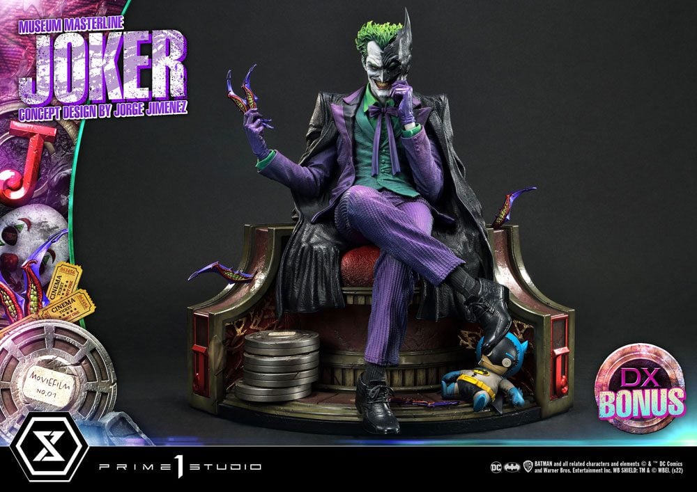 Dc Comics Statua 1/3 The Joker Deluxe Bonus Version Concept Design By Jorge Jimenez 53 Cm Prime 1 Studio