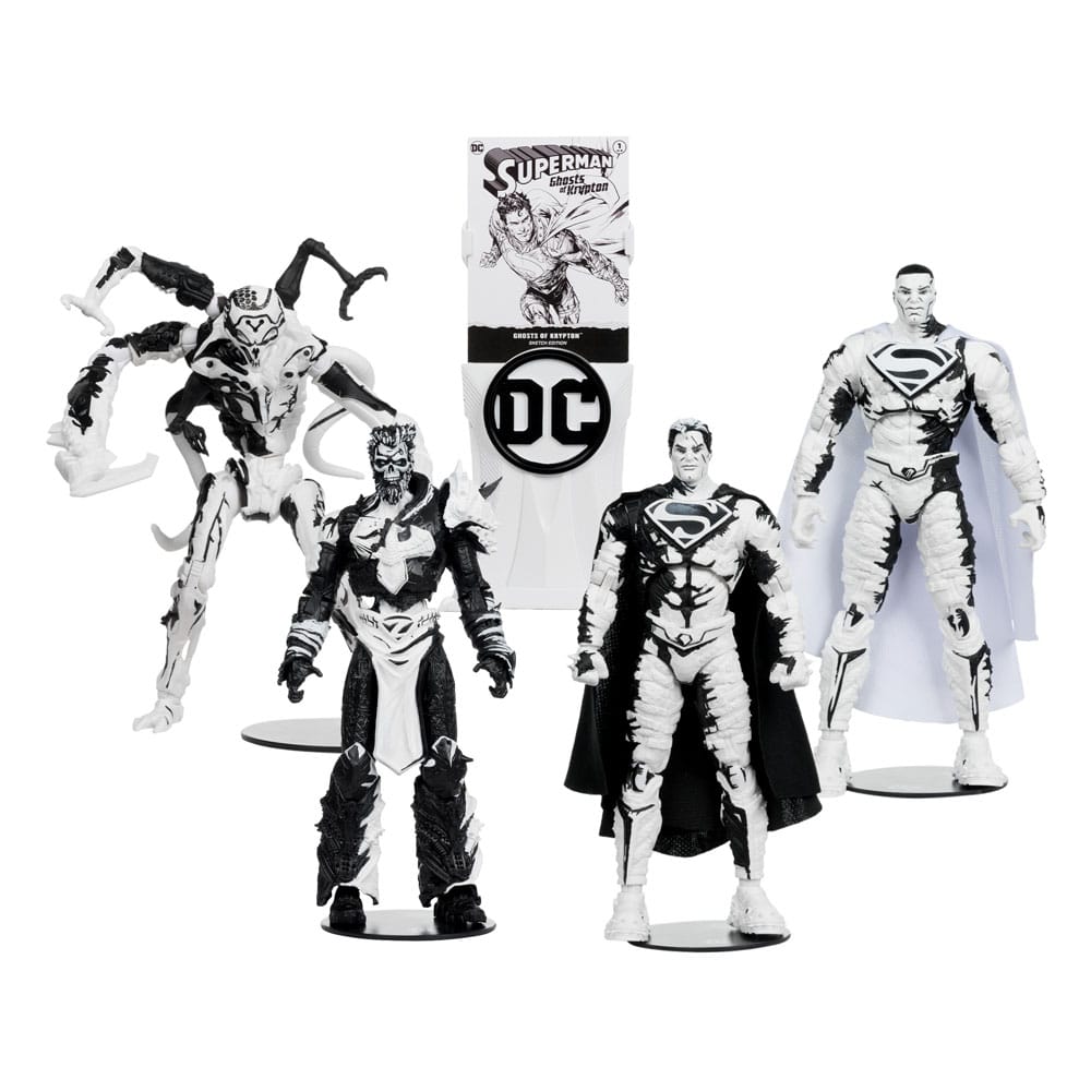 DC Direct Page Punchers Action Figures & Comic Book Pack Of 4 Superman Series (Sketch Edition) (Gold Label) 18 Cm McFarlane Toys