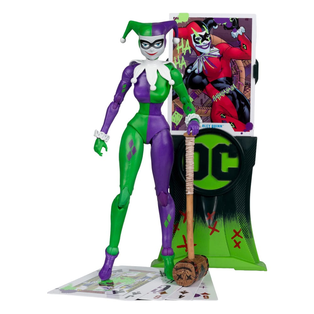 Dc Multiverse Action Figura Harley Quinn (dc Classic) Jokerized (gold Label) 18 Cm Mcfarlane Toys