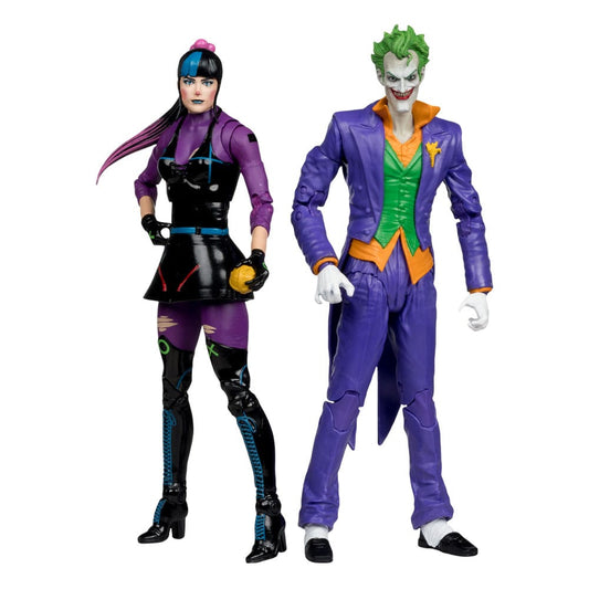 DC Multiverse Action Figures Pack Of 2 The Joker & Punchline 18 Cm McFarlane Toys