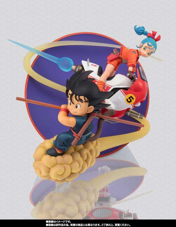 DRAGON BALL FIGUARTS ZERO PVC STATUA SON GOKU & BULMA 18 CM BANDAI TAMASHII NATIONS