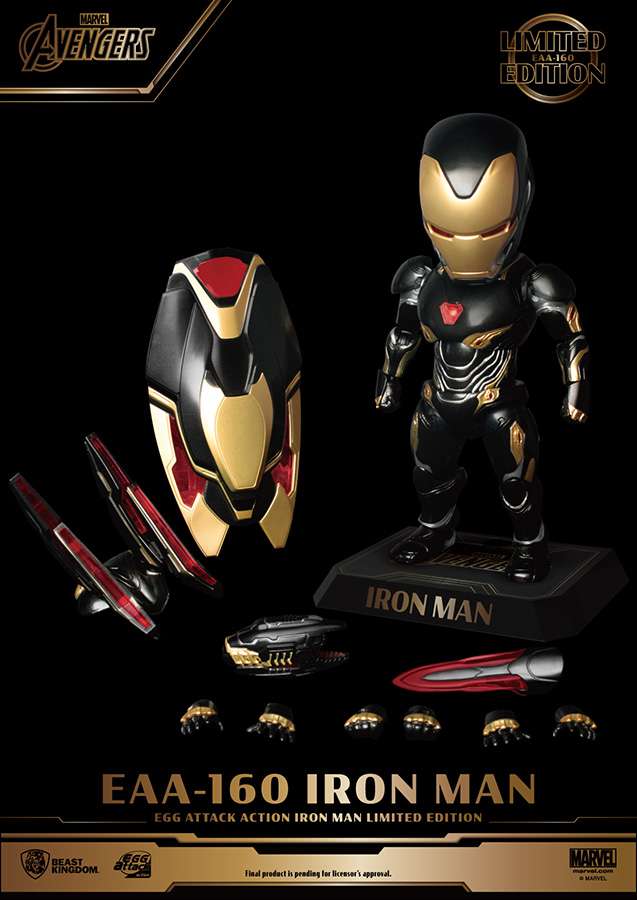 BEAST KINGDOM EGG ATTACK ACT AVENGERS IRON MAN LTD ED ACTION FIGURE 16 cm LIMITED EDITION