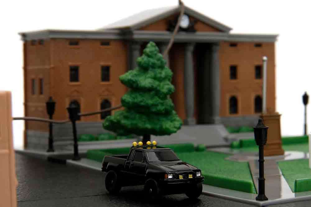 JADA TOYS BACK FUTURE CLOCK TOWER NANO SCENE DIORAMA