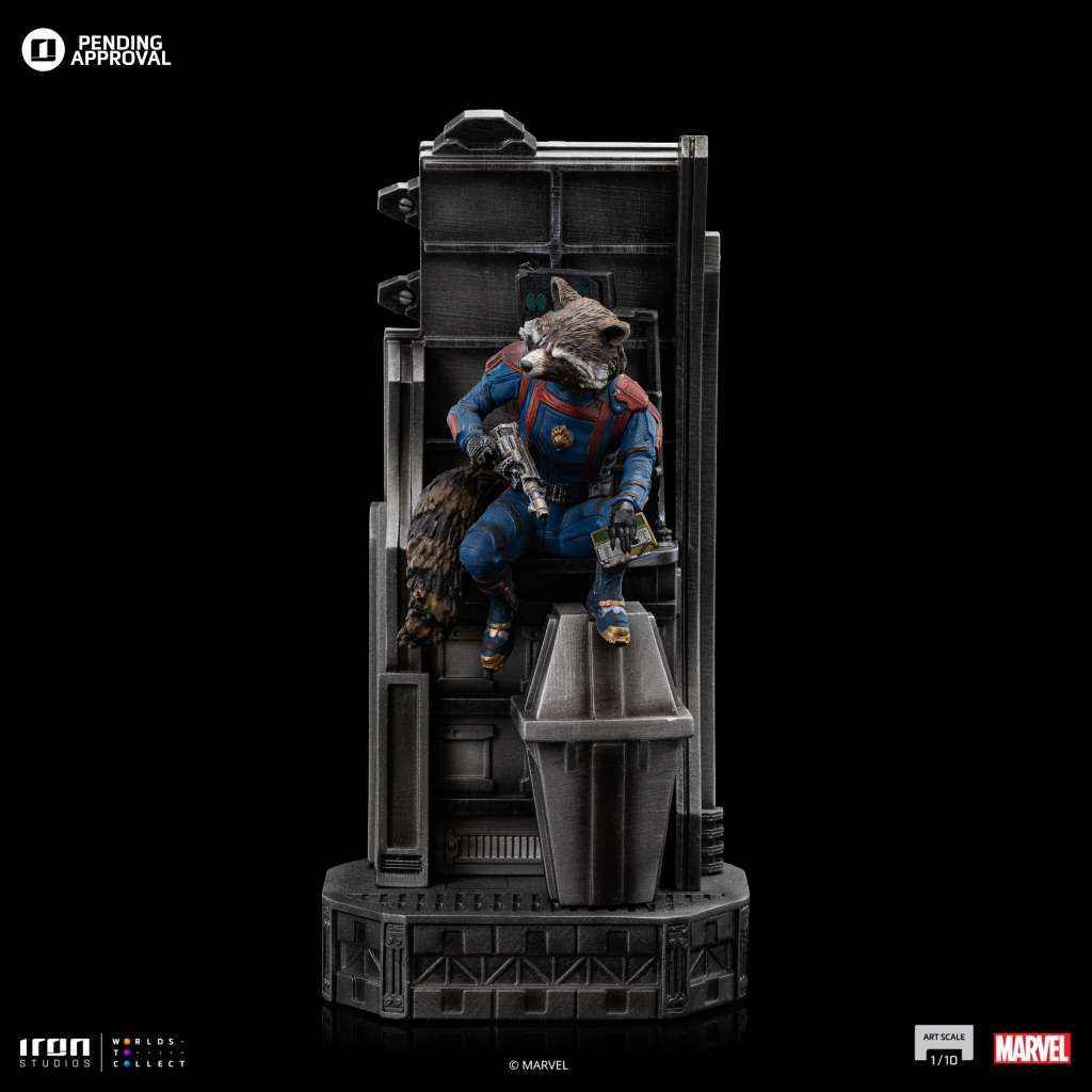 GOTG 3 ROCKET RACOON 1/10 STATUE