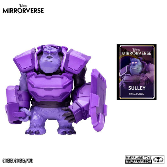DISNEY MIRROR 5INCH SULLEY FRACTURED AF