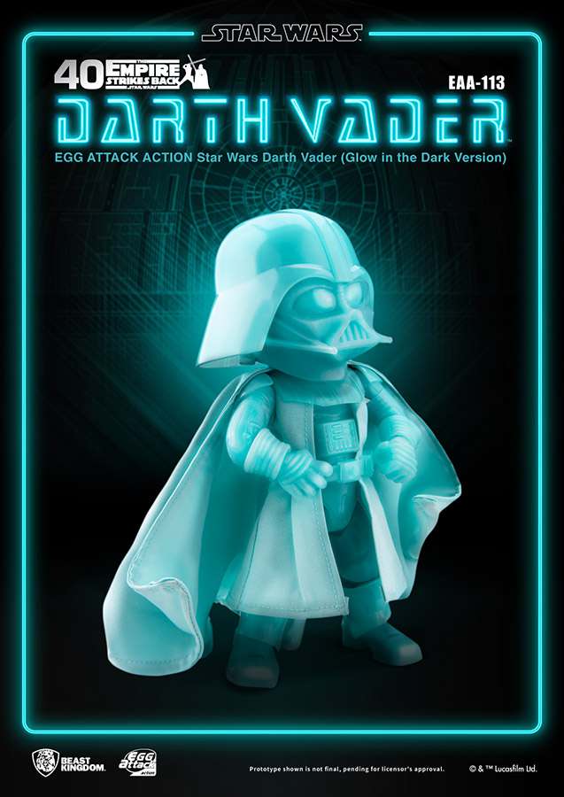 STAR WARS UOVA AA DARTH VADER GLOW I/T DARK VER ACTION FIGURA BEAST KINGDOM