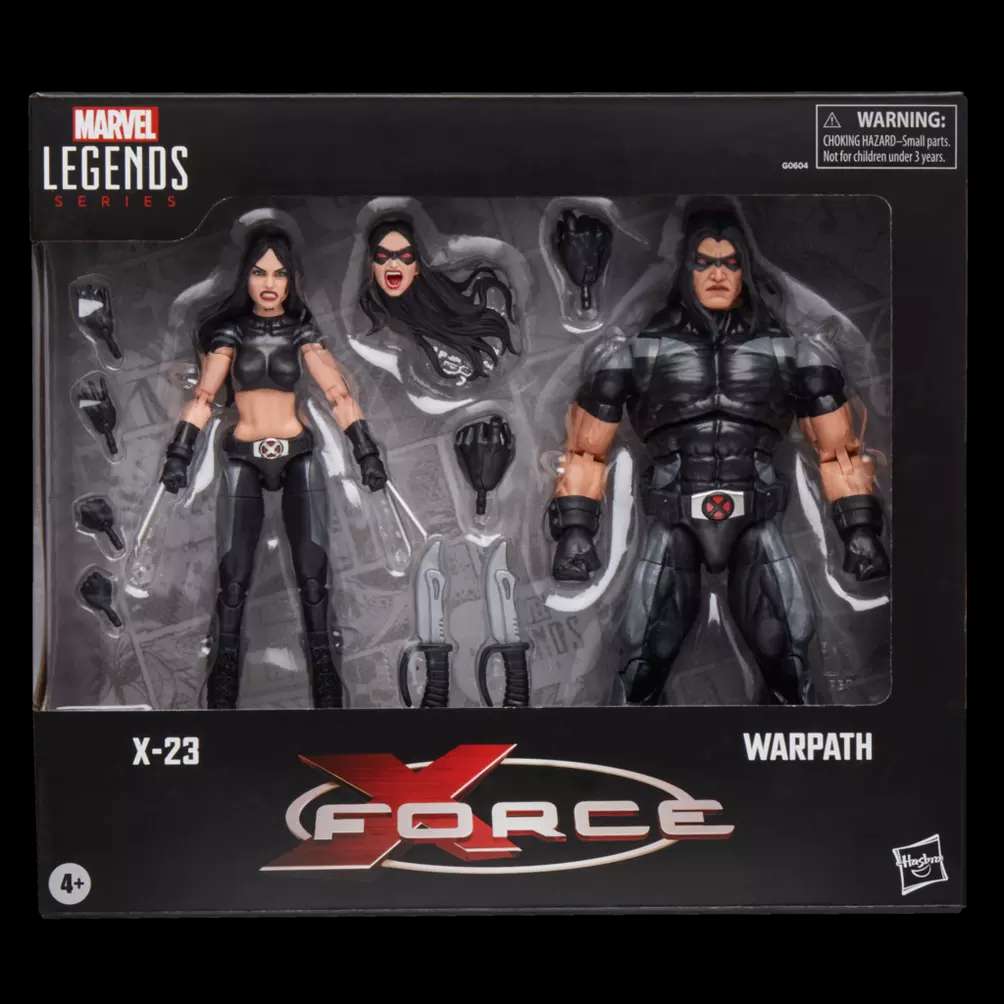 X-FORCE MARVEL LEGENDS ACTION FIGURA 2-PACK X-23 & WARPATH 15 CM HASBRO