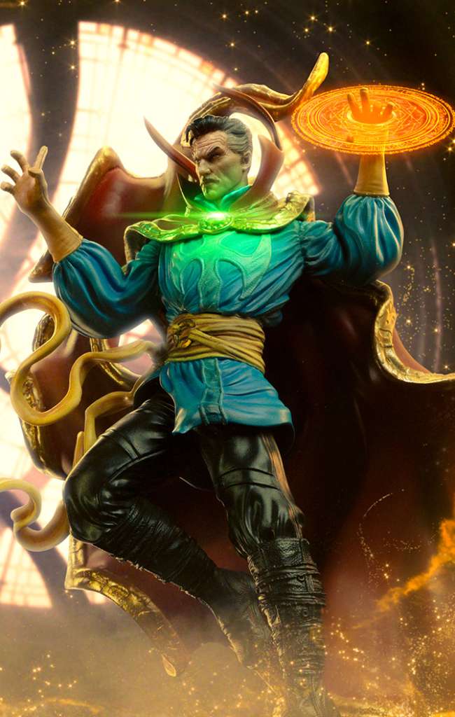 IRON STUDIOS INFINITY GAUNTLET DR STRANGE DIORAMA REGULAR 1/10 STATUA 38 cm