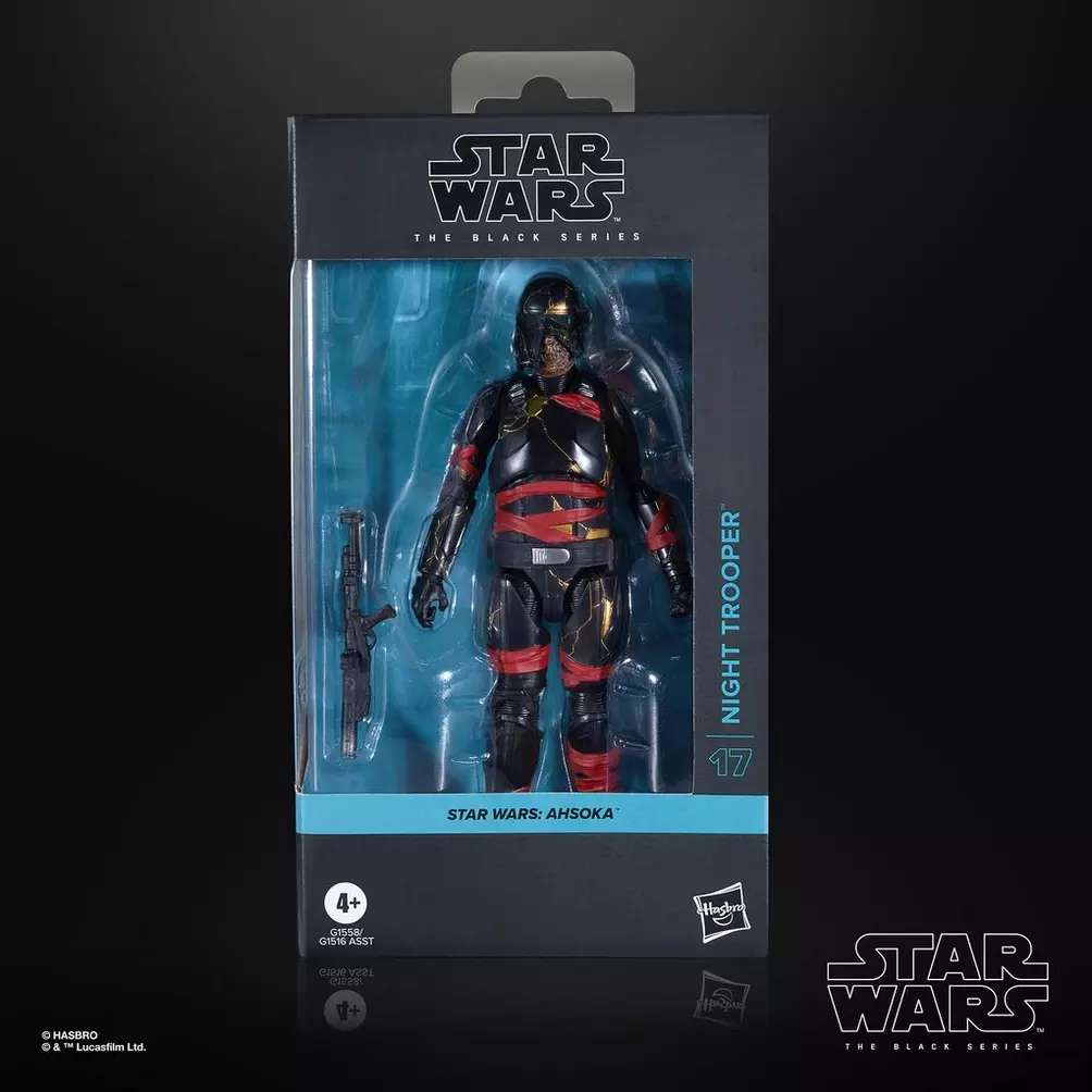 STAR WARS: AHSOKA BLACK SERIES ACTION FIGURA NIGHT TROOPER 15 CM HASBRO