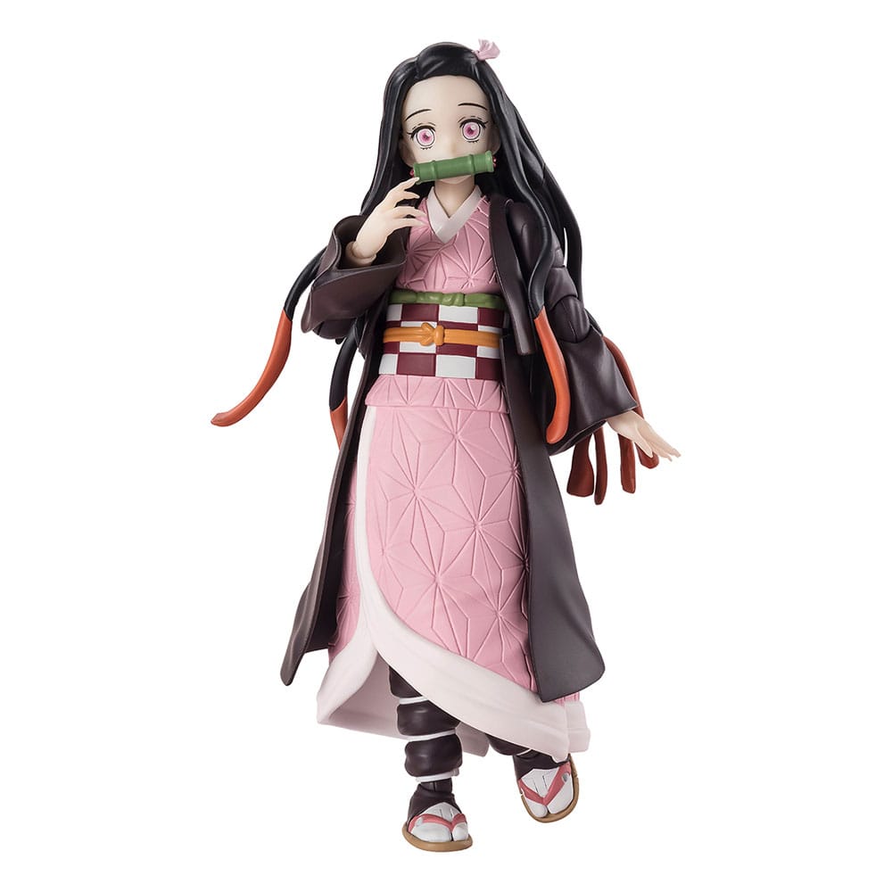 Demon Slayer: Kimetsu No Yaiba S.h. Figuarts Action Figura Nezuko Kamado 13 Cm Bandai Tamashii Nations