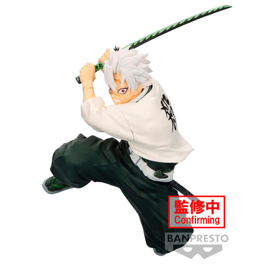 Demon Slayer Kimetsu No Yaiba Vibration Star Sanemi Shinazugawa Figura 14cm Banpresto