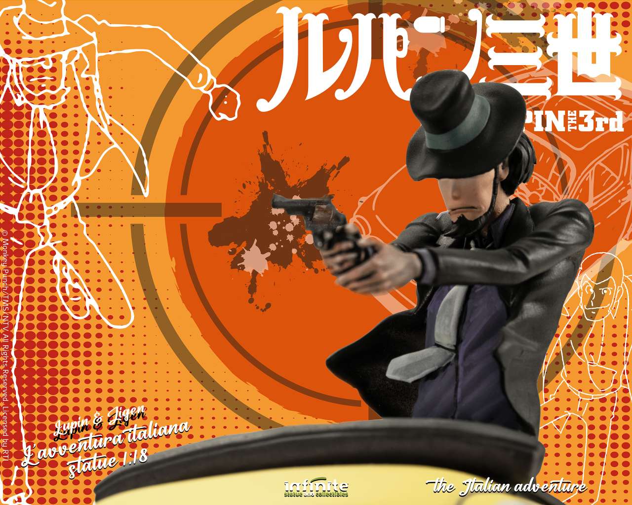 LUPIN 3RD L'AVVENT ITA 1/18 ST LUP E JIG