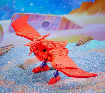 TRANSFORMERS GENERATIONS LEGACY BUZZWORTHY BUMBLEBEE DELUXE CLASS ACTION FIGURA 2022 EVIL PREDACON TERRORSAUR 14 CM HASBRO