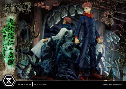 PRIME 1 YUJI & SUKUNA - JUJUTSU KAISEN E SET STATUA 38 cm