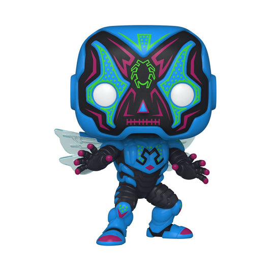 Dia De Los Dc Pop! Heroes Vinile Figura Blue Beetle 9 Cm Funko