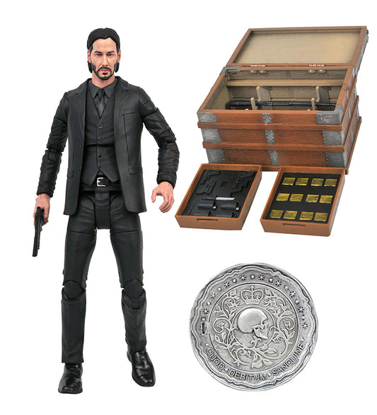 Diamond Select John Wick Dlx Action Figura Box Set Action Figure