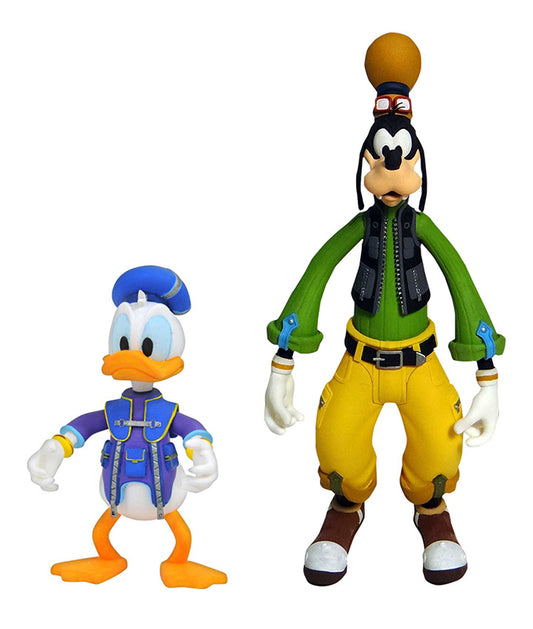 DIAMOND SELECT KINGDOM HEARTS 3 SELECT GOOFY & DONALD ACTION FIGURE