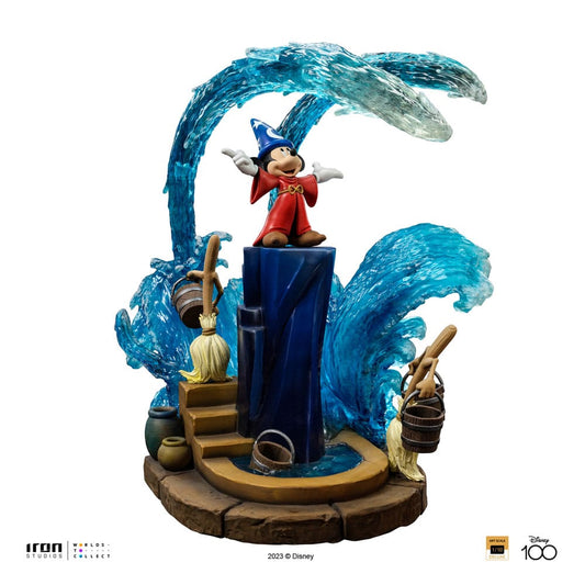 Disney Art Scale Deluxe Statua 1/10 Mickey Fantasia Deluxe 51 Cm Iron Studios