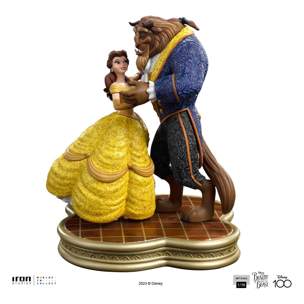 Disney Art Scale Statua 1/10 La Bella E La Bestia 29 Cm Iron Studios