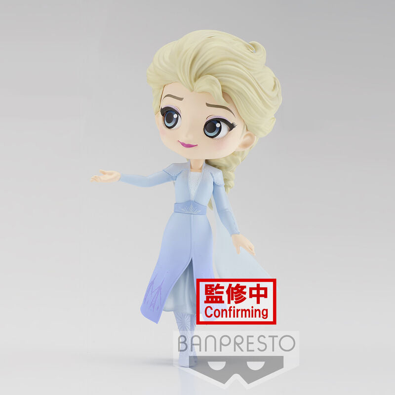 Disney Characters Frozen 2 Elsa Ver.b Q Posket Figura 14cm Banpresto