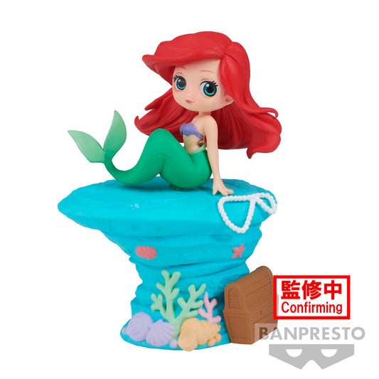 Disney Characters La Sirenetta Ariel Ver. A Q Posket Figura 9cm Banpresto