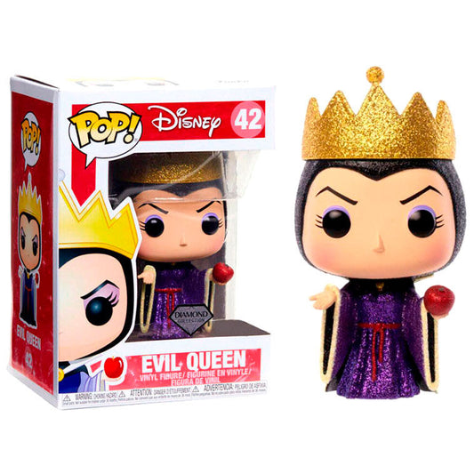 Disney  Funko Pop Vinile Figura Regina Cattiva con Glitter Esclusiva 9 cm