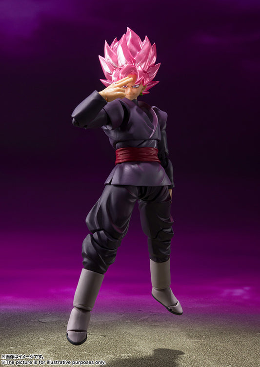 Dragon Ball Goku Black Super Saiyan Rose Action Figura Bandai