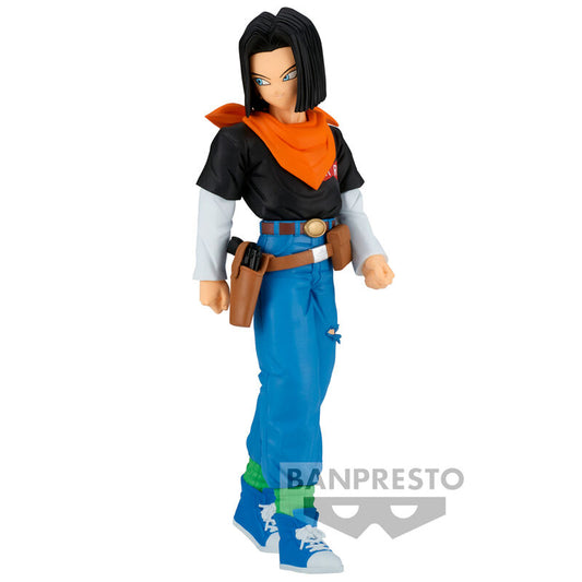 Dragon Ball Z Android 17 Solid Edge Work Figura 17cm Banpresto