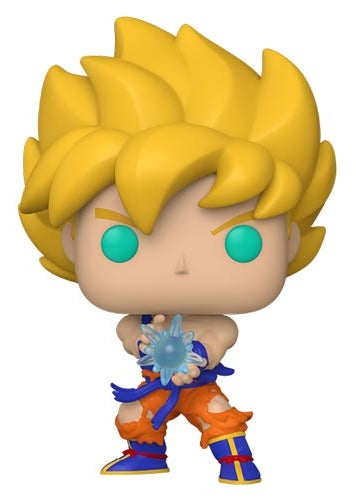 Dragon Ball Z Pop! Animation Figure Goku Super Saiyan Onda Energetica 9 Cm Funko