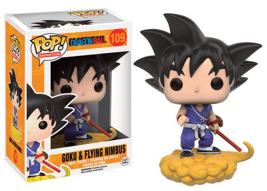 Dragon Ball Funko Pop! Animazione Vinile Figura Goku e la Nuvola Speedy 9 Cm