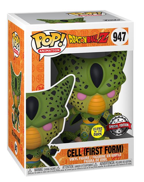 Dragon Ball Z - Pop Funko Vinile Figura 947 Cell (first Form) Gw 9cm Funko Figures