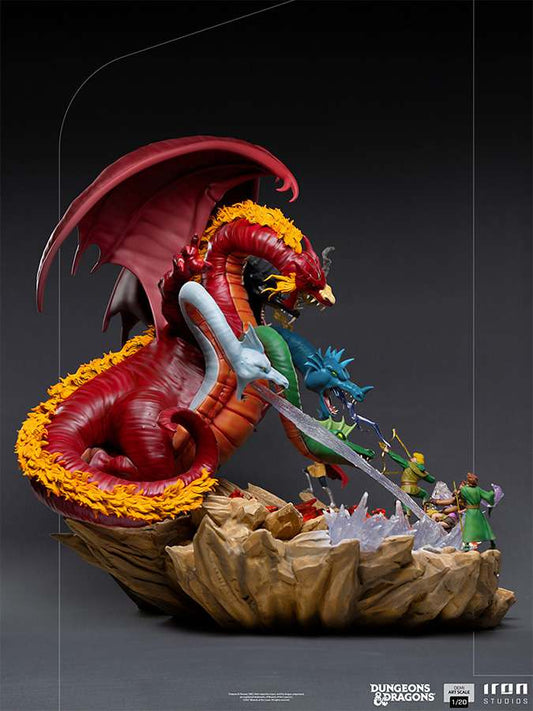 Dungeons E Dragons Tiamat Battle St Statua Iron Studios