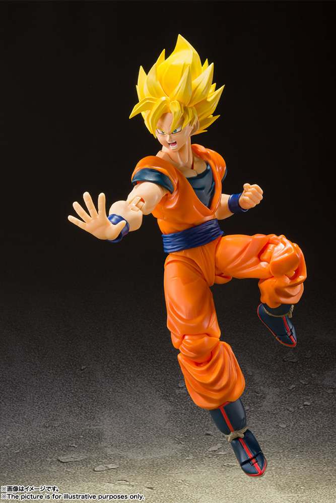 Dragon Ball Z S.h. Figuarts Figure Goku Super Saiyan Full Power 14 Cm Bandai