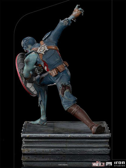 WHAT IF ZOMBIE CAPT AMERICA 1/10 ART ST