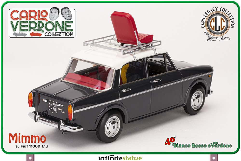 MIMMO SU FIAT 1100 1/18 RESIN CAR