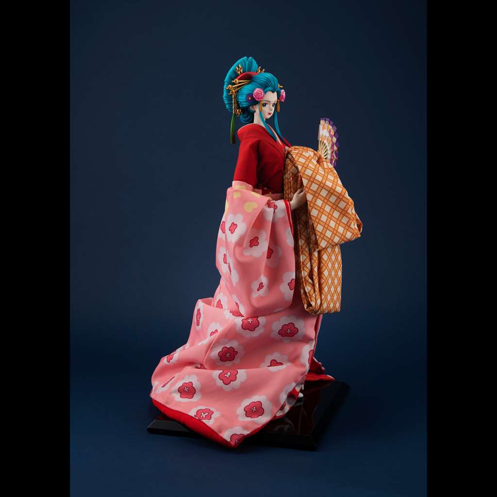 ONE PIECE KYUGETSU X MEGAHOUSE PVC STATUA 1/4 JAPANESE BAMBOLA KOMURASAKI 55 CM MEGAHOUSE