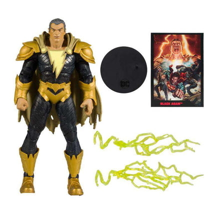 DC PAGE PUNCH BLACK ADAM+COMIC 7INCH AF