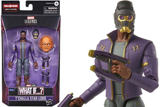 MARVEL WHAT IF TCHALLA STAR LORD FIGURA 15CM HASBRO