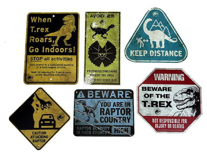FACTORY ENT JW METAL WARNING SCALED PROP REPLICA 20 cm