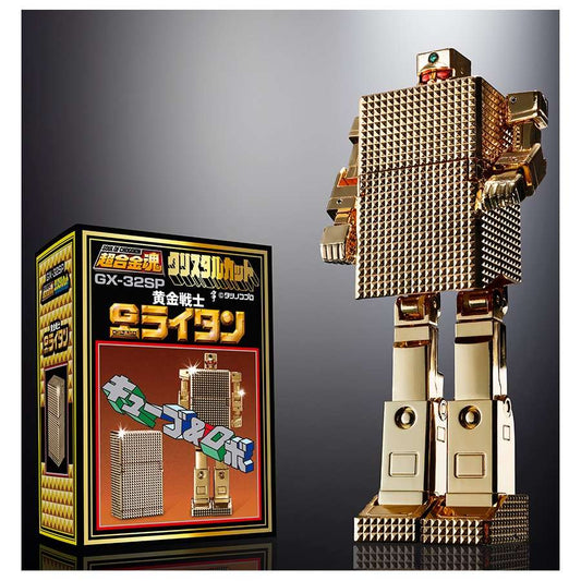 GOLD LIGHTAN GOLDEN WARRIOR ACTION FIGURE GX-32SP 50TH 14 CM BANDAI