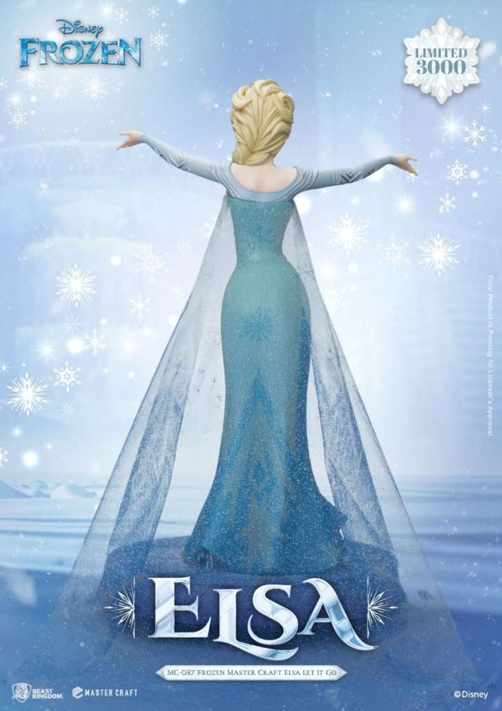 BEAST KINGDOM FROZEN ELSA LET IT GO MASTERCRAFT STATUA 38 cm