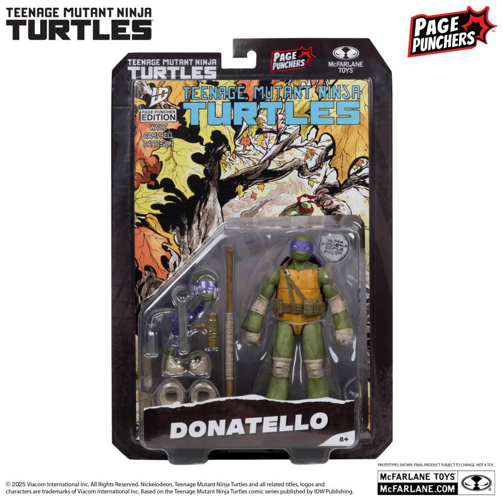 TMNT 5INCH FIGURE WITH COMIC ASS SET (6)