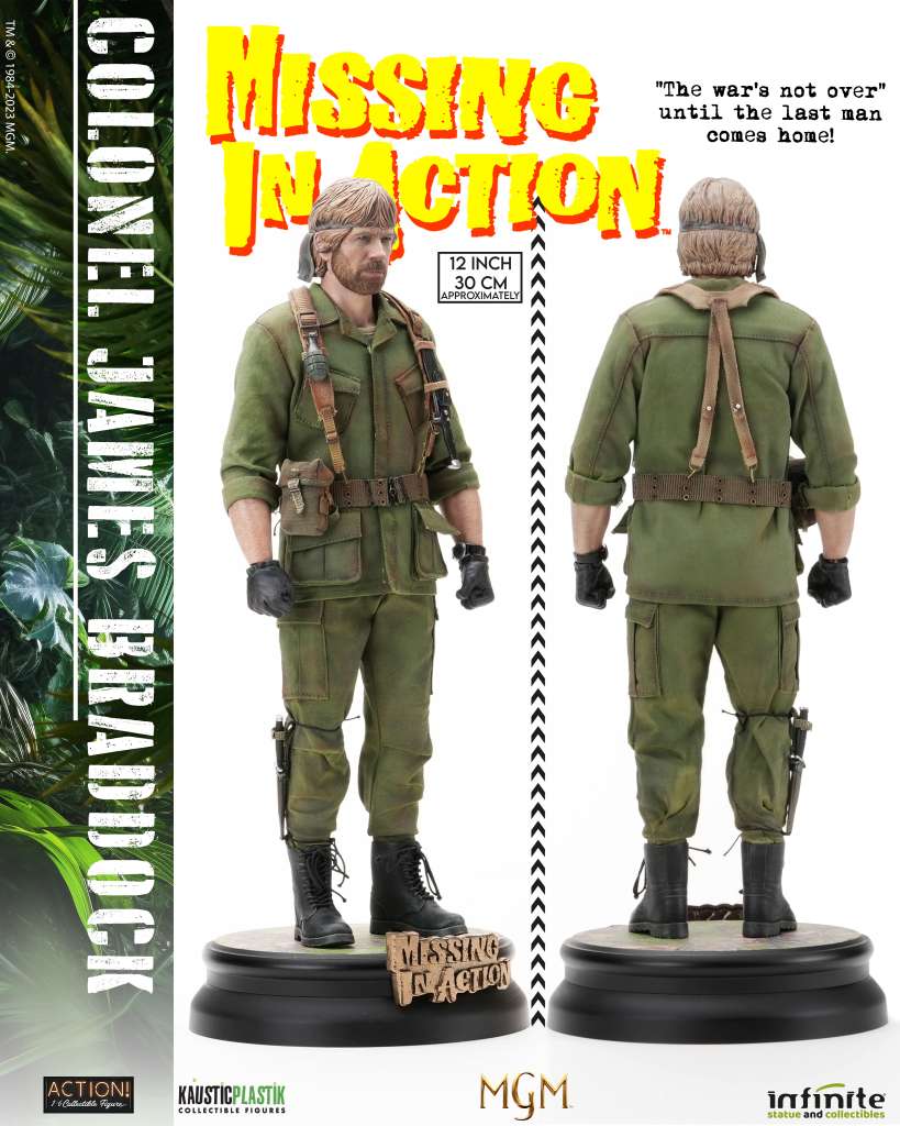INFINITE STATUE MISSING ACTION COLONEL JAMES BRADDOCK STANDARD EDITION 1/6 ACTION FIGURE 30.5 cm