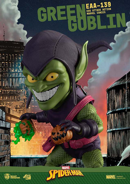 BEAST KINGDOM GREEN GOBLIN - MARVEL EGG ATTACK COMICS ACTION FIGURE 16 cm