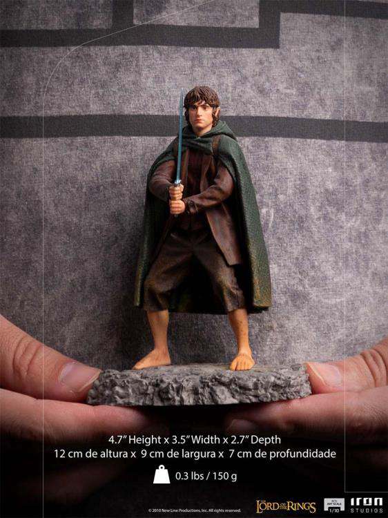 IRON STUDIOS LOTR FRODO FELLOWSHIP ART 1/10 STATUA 12 cm