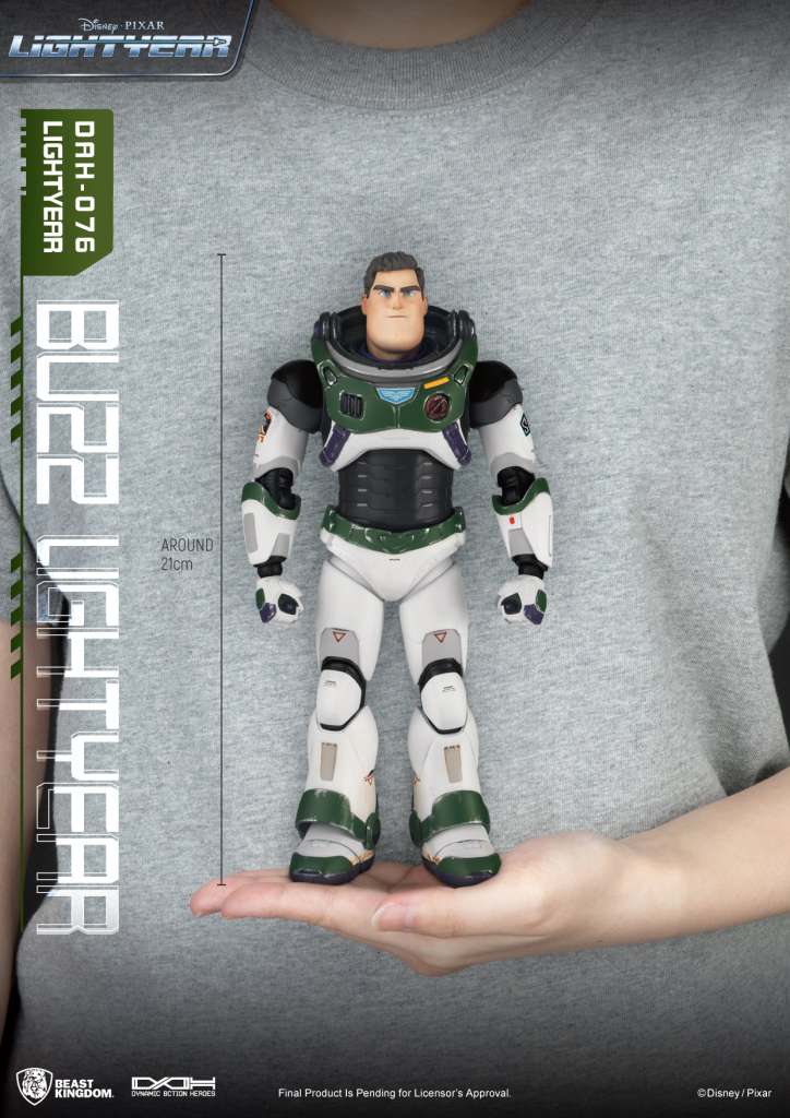 BEAST KINGDOM LIGHTYEAR BUZZ ALPHA SUIT DAH ACTION FIGURE 21 cm